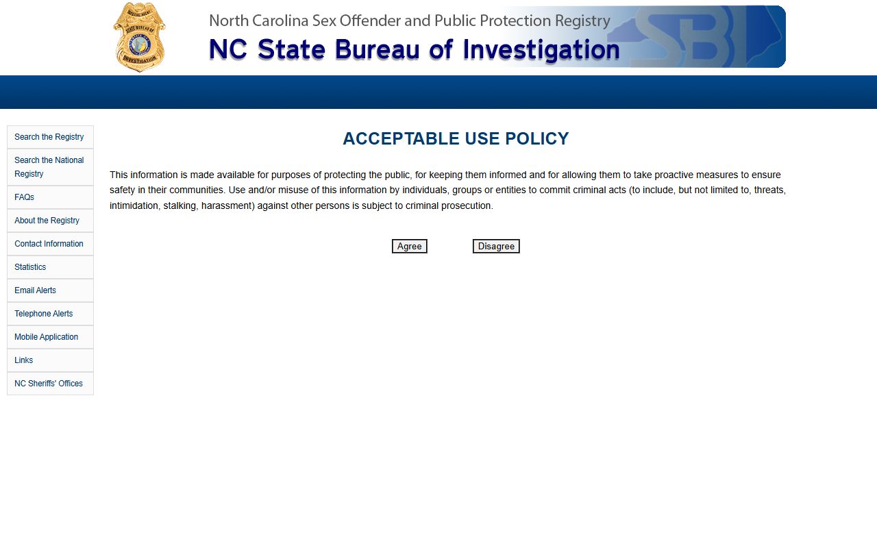 Polk County arrest records statewide SBI registry context